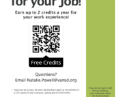 Get Credit for your Job!
